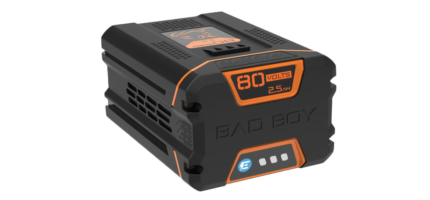 Bad Boy 80V 2.5Ah battery for electric outdoor equipment